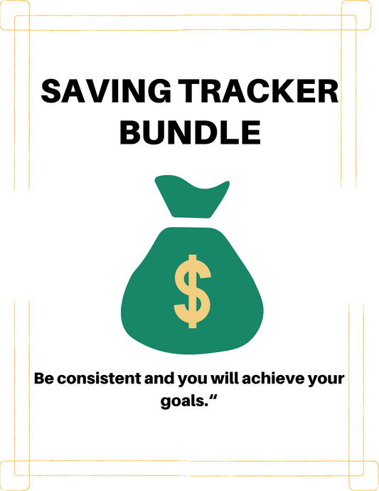 Saving Tracker Bundle 40+pages